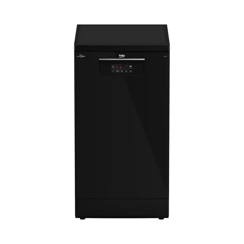 Beko - Dishwasher - 45 cm 5 program 10 person - Black LED  Display - Half load - time delay -Inv