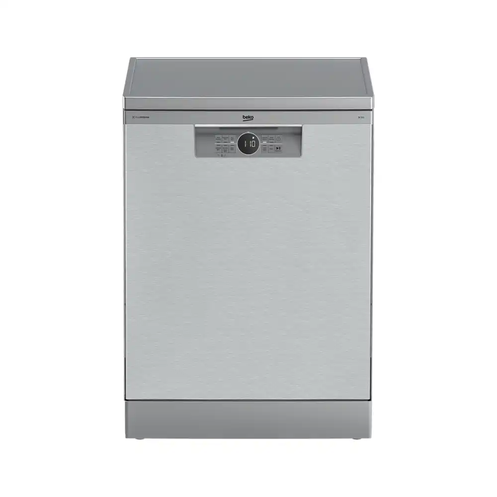 Beko - Dishwasher - 60 cm 6 program 15 person - Inox - LED  Display-Hygiene - (AquaIntense)- Fast+ - Inv.