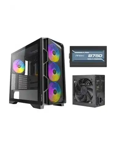 Case Antec AX1000 Lite 4Fan 120M ARGB + PSU Antec Atom B750 Bronze