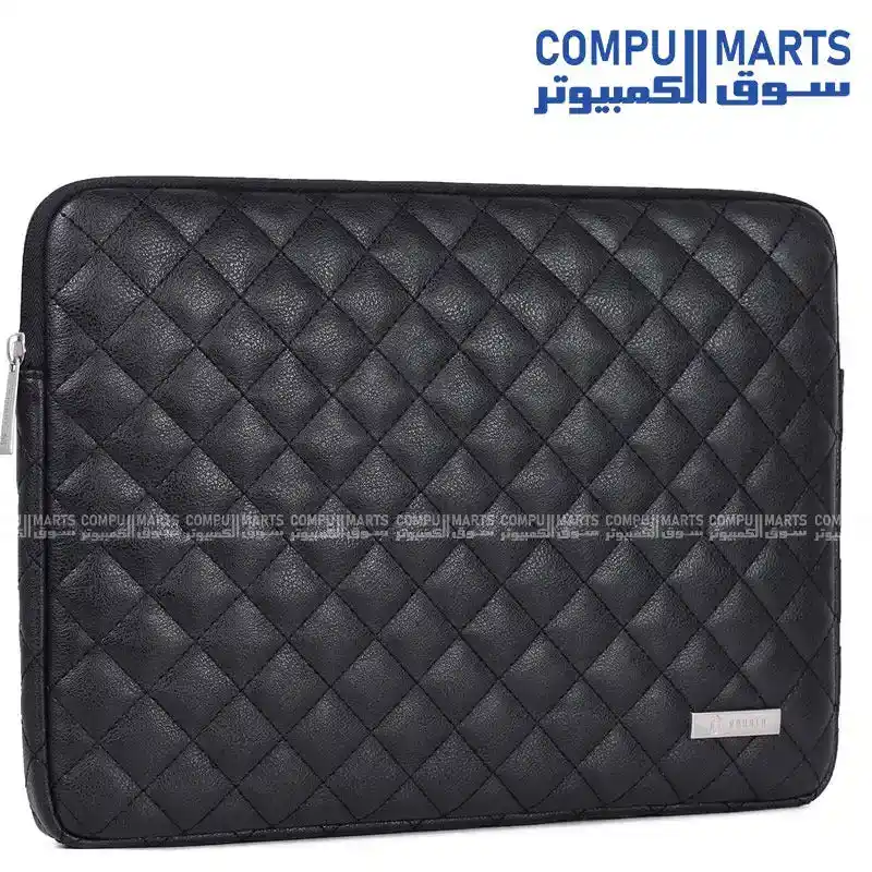RahalaLapshert RS-002 Black 15.6-Inch Laptop Bag with 3.6L Capacity, Water-Resistant Polyester and Padded Pocket