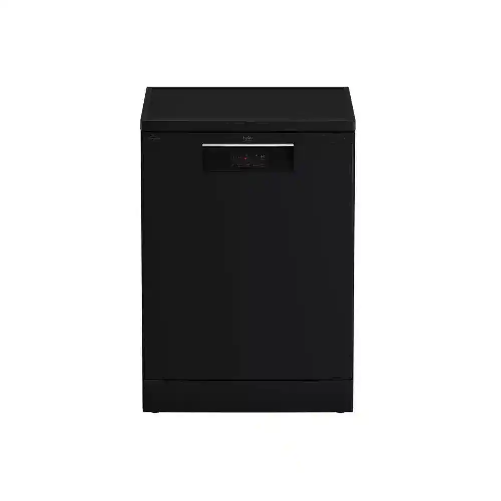 Beko Dishwasher 60 cm 5 program 14-Setts Black LED Display - Half load + Hygiene Intense + Steam Gloss+ Extra Dry