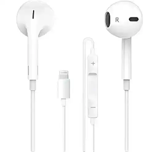 سماعة اذن سلك سيا HD ستيريو SI-130W لايتنينج - ضمان محلي