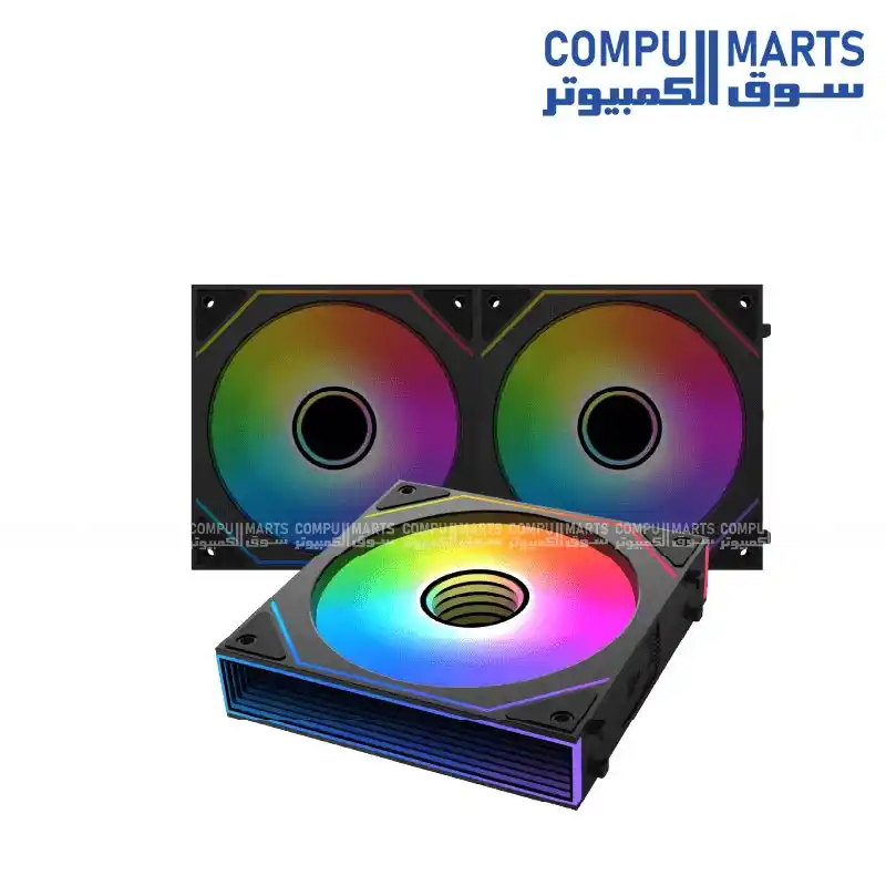 XIGMATEK STARLINK ULTRA II SMART LINK FAN ARGB PWM 3FANS WITH REMOTE AND CONTROLLER FAN