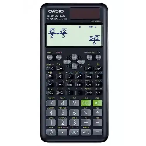 كاسيو آلة حاسبة علمية رقمية أسود FX-991ESPLUS-2WDTV
