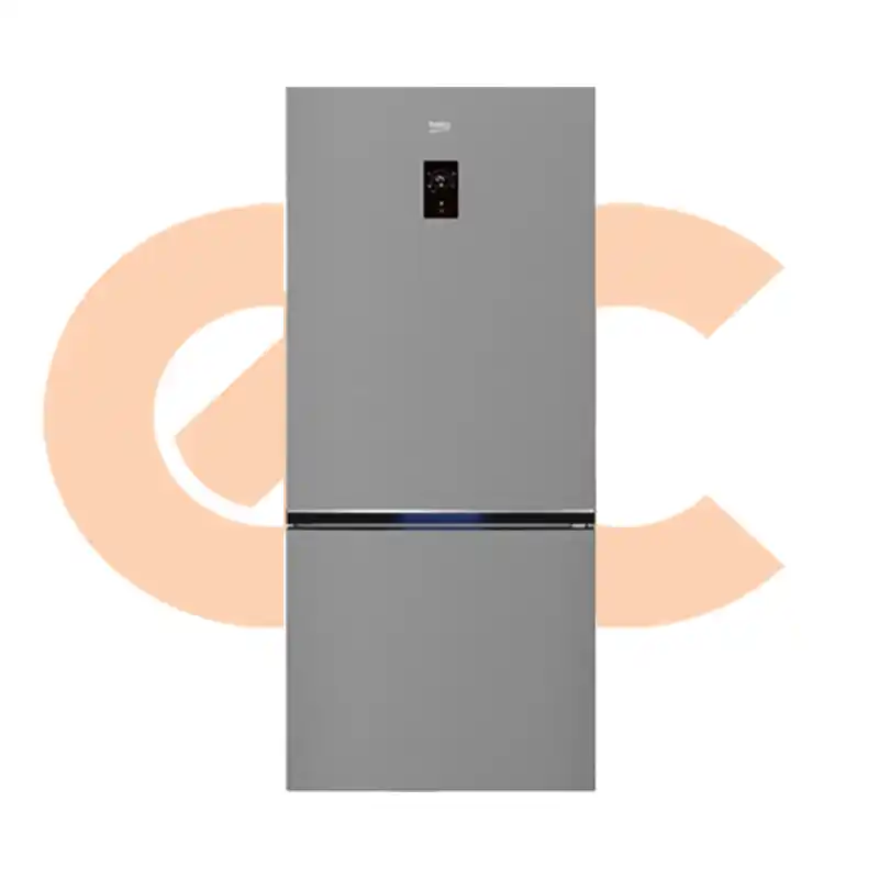 Best-Selling ثلاجة بيكو 600 لتر كومبي ديجيتال 2 باب فضي موديل RCNE720E20DZXP | Available Now at EHAB Center Home Appliances