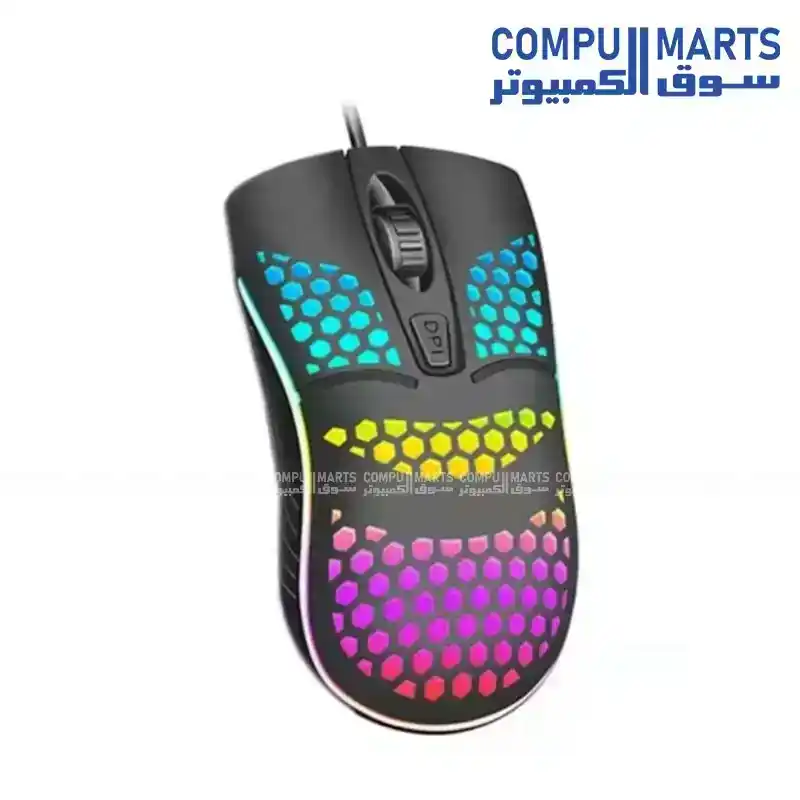 GIGAMAX Plus GM-7 Wired Mouse 2000DPI Optical 4 Buttons USB