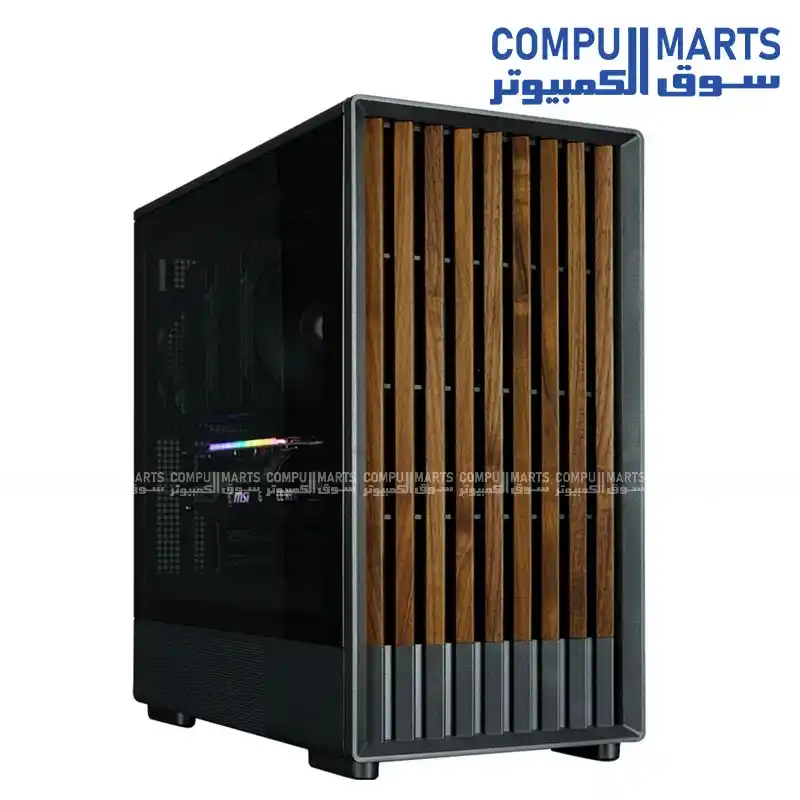ZALMAN P10 NAMU Black mATX Case Tempered Glass USB-C High Airflow – 1 Year Warranty