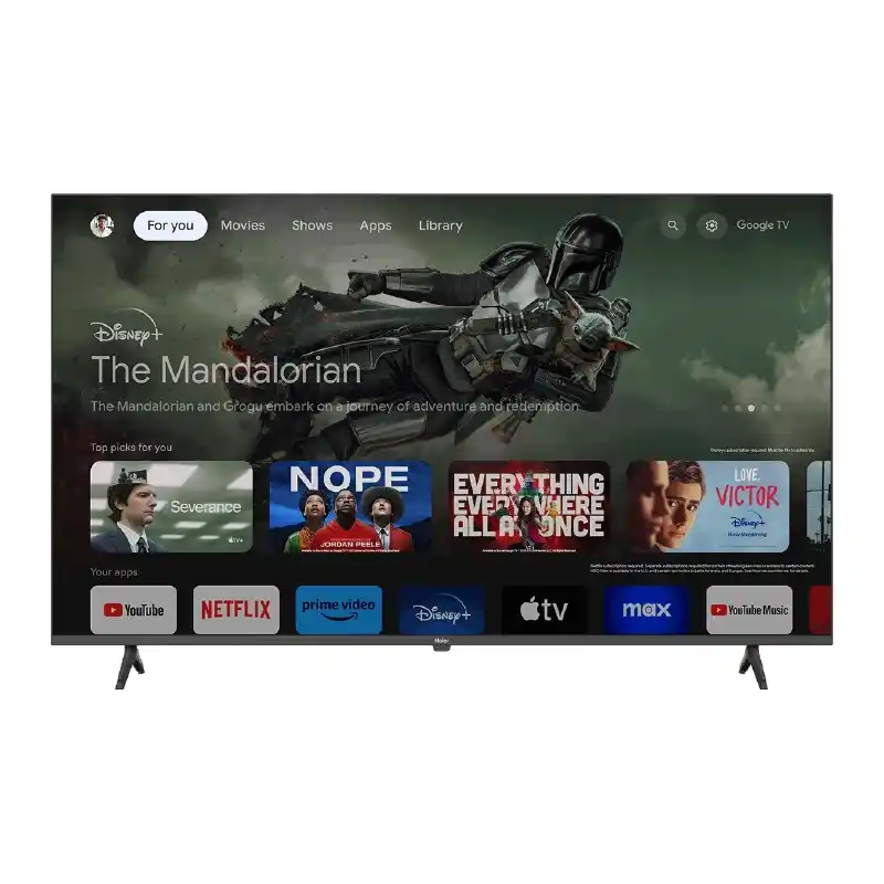 تلفزيون LED سمارت هاير 65 بوصة بدقة 4K UHD مع ريسيفر داخلي H65K80EU - برتى سنتر