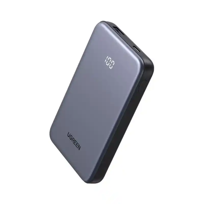 يوجرين PB507 - باور بانك 10000mAh - شحن سريع 20 وات - رمادي