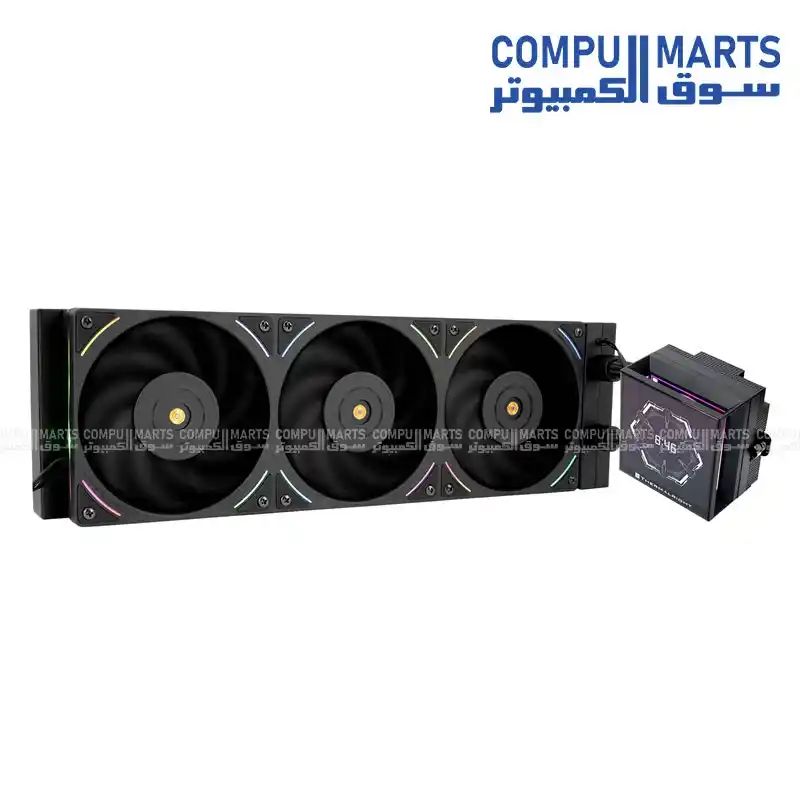 Thermalright Hyper Vision 360 UB ARGB AIO Liquid CPU Cooler Black/White – 360mm, High Airflow, PWM,5Years warranty Warranty