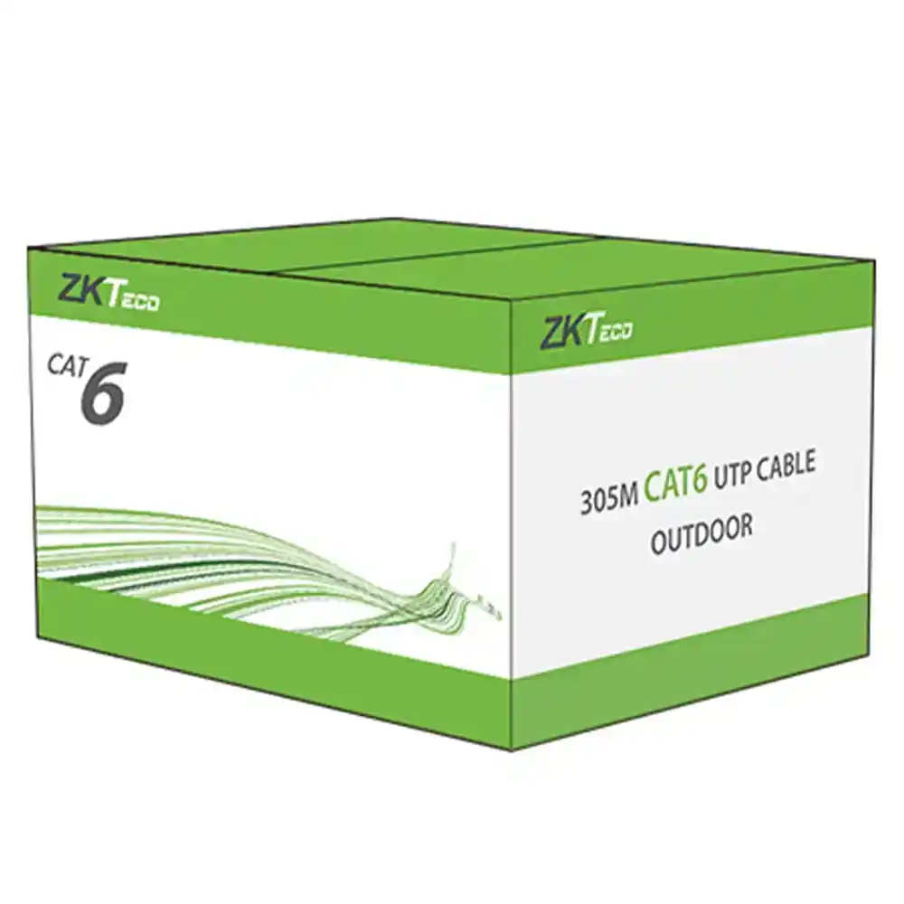 كابل نت وورك زد كيه تيكو 305 متر XL600-CPR-B 23AWG Cat6 UTP - أسود