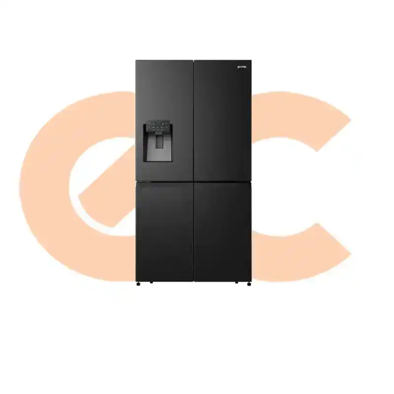 Best-Selling ثلاجة جورونيا 4Doors ايس ميكر انفرتر ديجيتال اسود NRM9181SBI | Available Now at EHAB Center Home Appliances