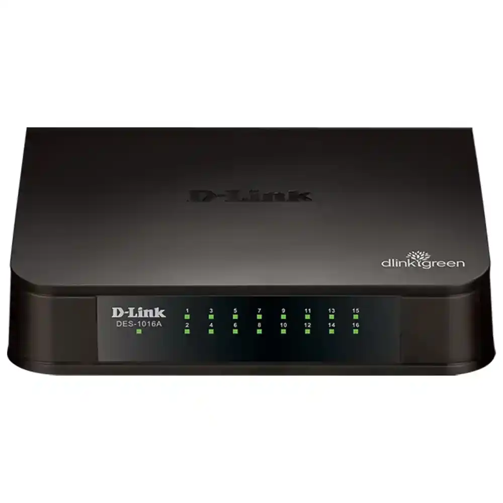 سويتش دي لينك 16 منفذ 100/10 ميجابت في الثانية DES-1016A Unmanaged Desktop