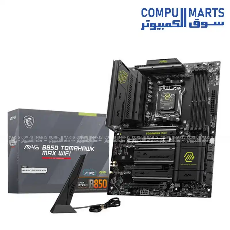 MSI MAG B850 TOMAHAWK MAX WIFI AM5 DDR5 ATX Gaming Motherboard