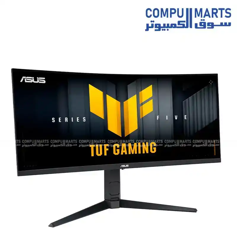 ASUS TUF Gaming VG34WQL5A 34-inch Ultrawide Curved Gaming Monitor – WQHD 3440×1440 200Hz / HD 400Hz Dual Mode, Fast VA, 0.5ms, ELMB Sync, FreeSync Premium, DisplayHDR 400, 1500R, USB Hub