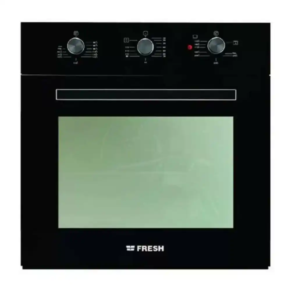 فرن غاز بلت إن فريش مع شواية 60 سم 56 لتر أسود F-8877