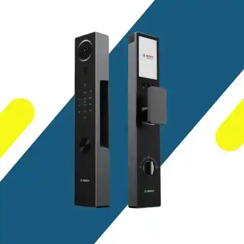 قفل باب ذكي بوش – Bosch FU30PLUS 3D Face Cat Eye – كاميرا 2MP وإنتركم نشط