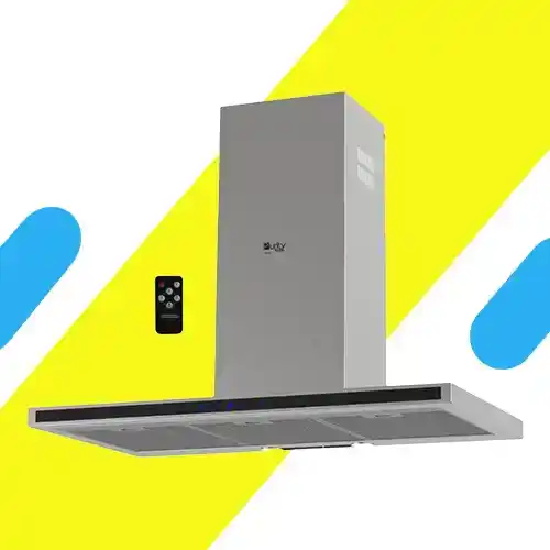 شفاط مطبخ بلت إن بيورتي – شكل T، 60 سم، قوة شفط 1000 م³/ساعة، تحكم لمس مع ريموت - TS Pro Plus X