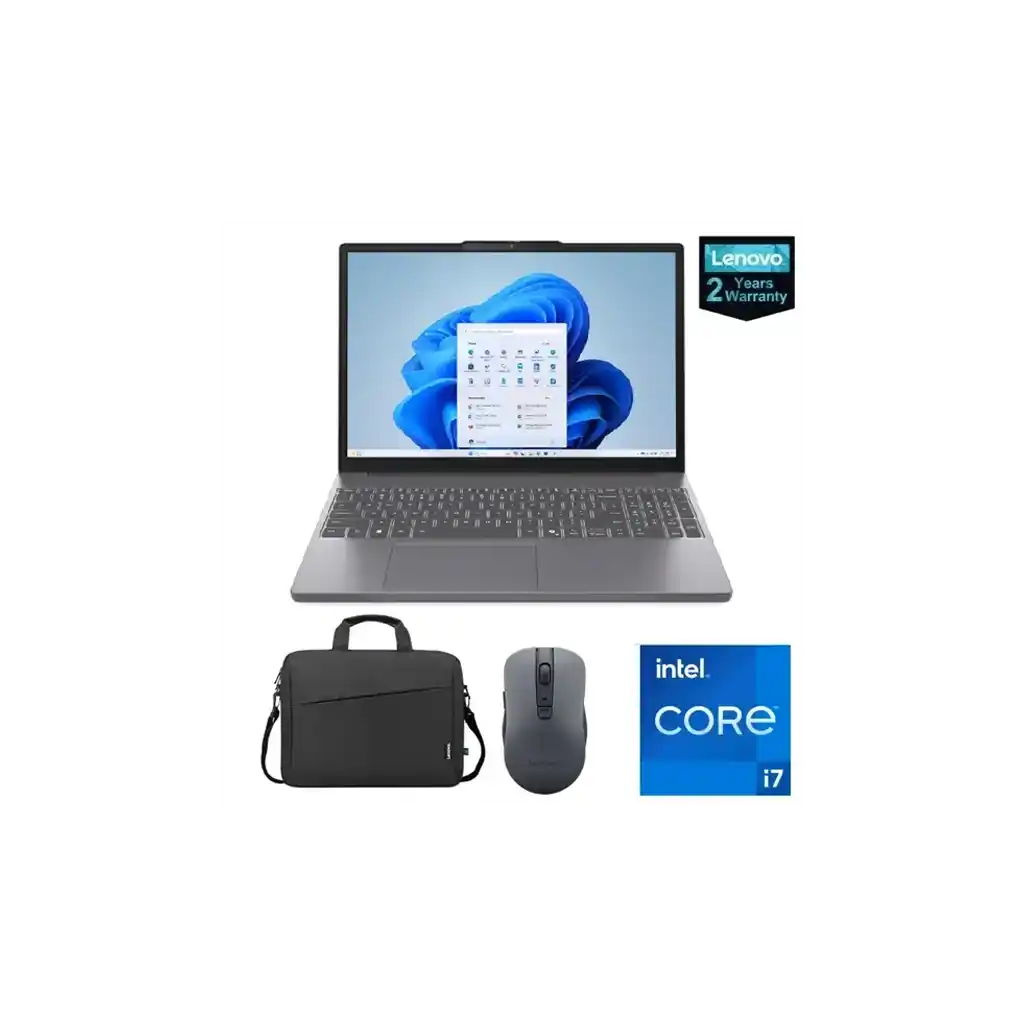 <tc>لينوفو IdeaPad Slim 3 83K100F0ED معالج Intel Core i7-13620H ذاكرة وصول عشوائي 16 جيجابايت DDR5 قرص صلب 512 جيجابايت SSD معالج رسومات Intel UHD نظام تشغيل DOS - حقيبة - ضمان سنتين</tc>