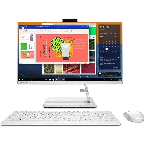 لينوفو ايديا سنتر AIO 3 24ITL6 كمبيوتر الكل في واحد انتل كور I3-1115G4 هارد 256 جيجابايت اس اس دي 4 جيجابايت رام انتل يو اتش دي جرافيكس 23.8" بوصة فل اتش دي ويندوز 10