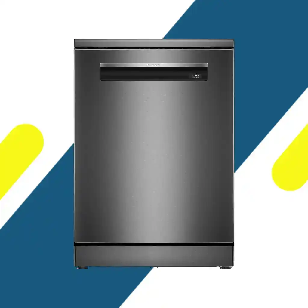 غسالة أطباق بوش (BOSCH) سيريس 6 مقاس 60 سم – 14 فرد – 6 برامج – إنترنت Home Connect – أسود مفرش – موديل SMP6EMC00V