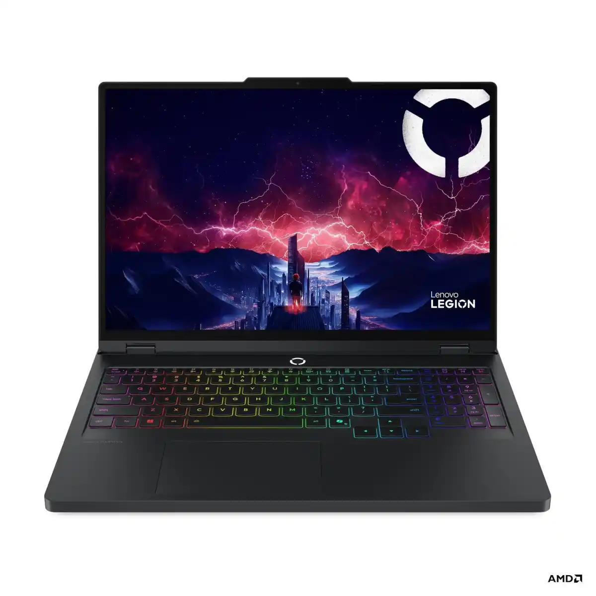 لابتوب LENOVO Legion Pro 5 16ADR10 للألعاب - معالج AMD Ryzen 7 8745HX وذاكرة 24GB DDR5 وقرص 1TB وكارت NVIDIA RTX 5060 بسعة 8GB وشاشة 16 بوصة WQXGA OLED بتردد 165Hz ونظام Win11