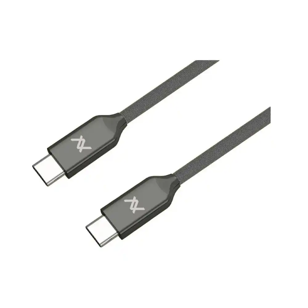 لافينتو (MP335) كابل من USB-C الي USB-C بقوة 100 وات 5 امبير 20 فولت طوله 2 متر - رمادي