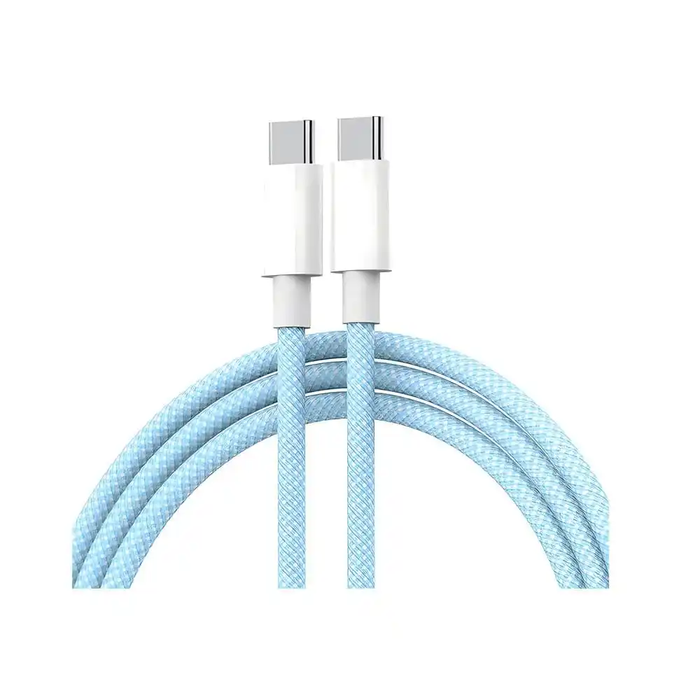 لافينتو (MP35L) كابل من USB-C الي USB-C بقوة 60 وات طوله 1.2 متر - أزرق