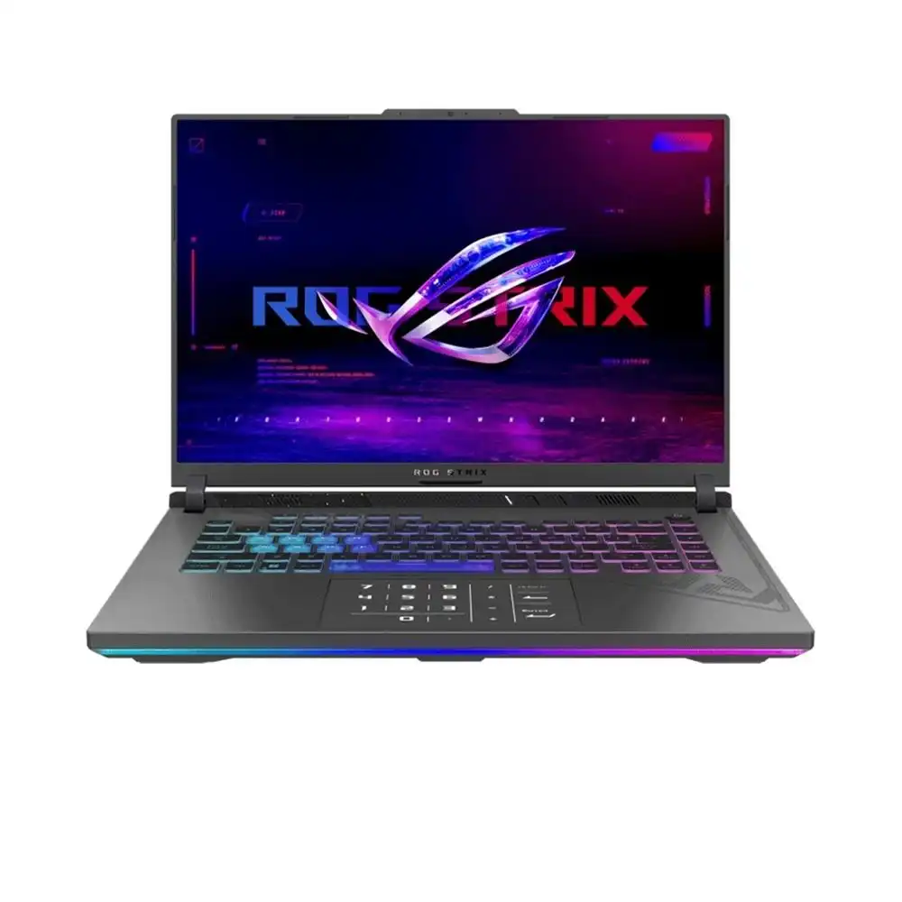 اسوس ROG Strix G16 G614PH-RV659W لاب توب - معالج AMD Ryzen™ 9-8940HX - رامات 16 جيجا بايت - هارد ديسك 512 جيجا بايت SSD - جرافيك NVIDIA® GeForce RTX™ 5050 8GB - شاشه 16" FHD+ WUXGA بوصه 165 هرتز - ويندوز 11 - رمادي