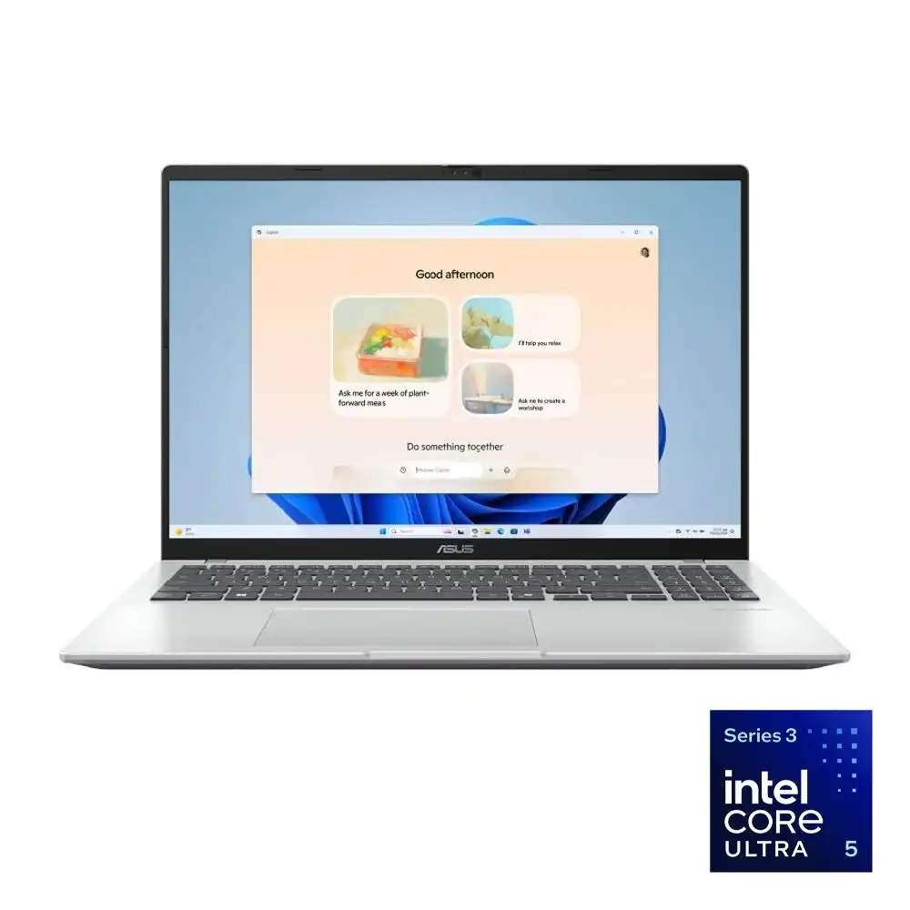 اسوس فيفو بوك 16 X1607AA-MB155W لاب توب - انتل® كور™ الترا 5-325 - رامات 16 جيجا بايت - هارد ديسك 512 جيجا بايت SSD - جرافيك Intel® Graphics - شاشة 16'' WUXGA بوصه 60 هرتز - ويندوز11 - فضي