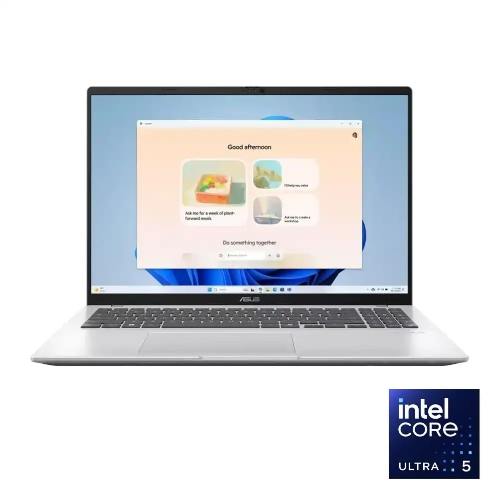 اسوس فيفو بوك 16 X1607CA-MB155W لاب توب - انتل® كور™ الترا 5-225H - رامات 16 جيجا بايت - هارد ديسك 512 جيجا بايت SSD - جرافيك Intel® Graphics - شاشة 16" WUXGA بوصه - ويندوز11 - فضي