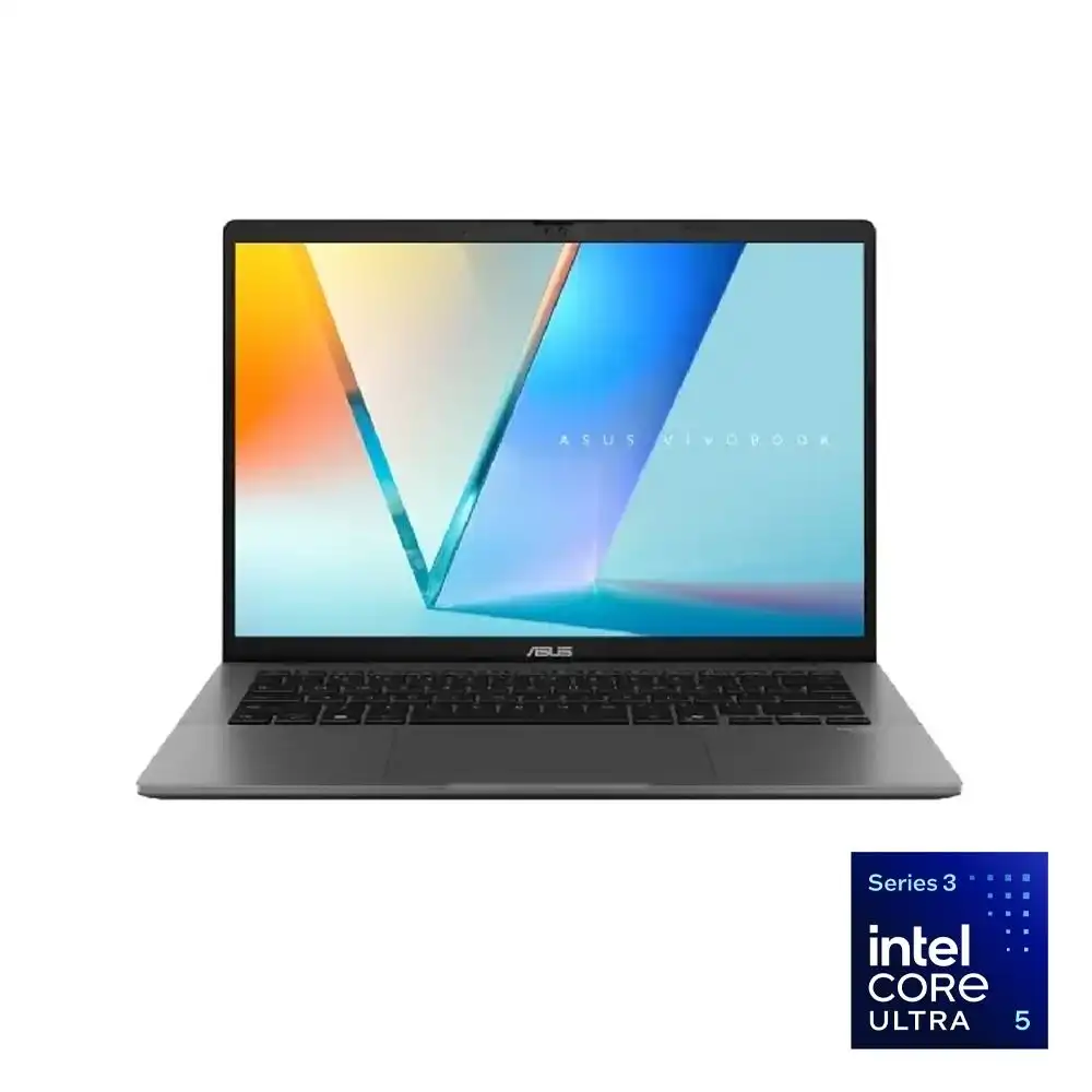 اسوس فيفو بوك S14 S3407AA-SF155W لاب توب - انتل® كور™ الترا 5-325 - رامات 16 جيجا بايت - هارد ديسك 512 جيجا بايت SSD - جرافيك Intel® Graphics - شاشه 14" WUXGA OLED بوصه 60 هرتز - ويندوز 11 - رمادي