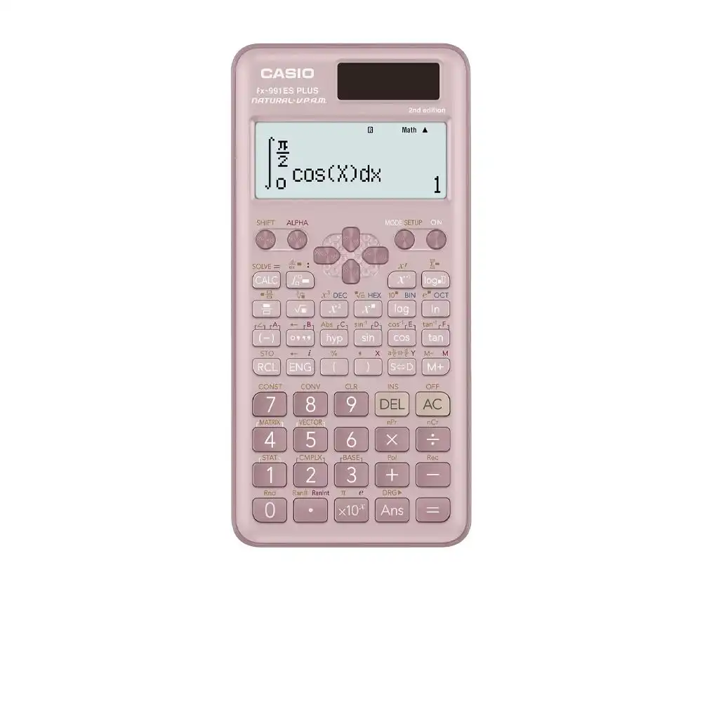 كاسيو ألة حاسبة علمية قياسية بشاشة موديل FX-991ESPLUS2-PKWDT