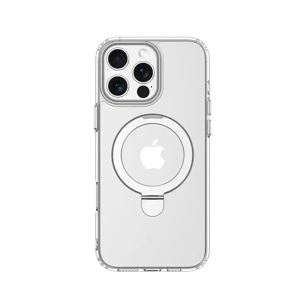 ديفيا Clean Series جراب ظهر لهاتف أيفون 16 برو ماكس شفاف مغناطيسي Shockproof (6.9) - شفاف