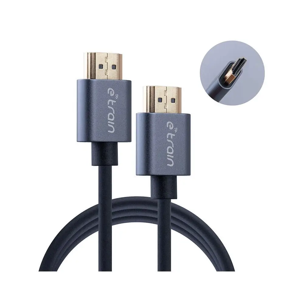 أي ترين DC891 كابل دائري من HDMI الي HDMI طوله 1.5 متر 4K - رمادي