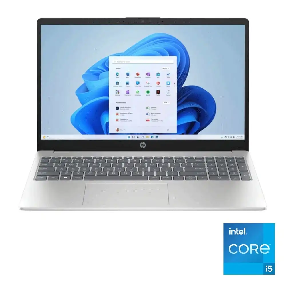 اتش بي 15-fd0015ne لاب توب - انتل® كور® i5-1334U - رامات 8 جيجا بايت - هارد ديسك 512 جيجا بايت SSD - جرافيك Intel® Iris® Xe Graphics - شاشه 15.6 FHD - ويندوز 11 - فضي