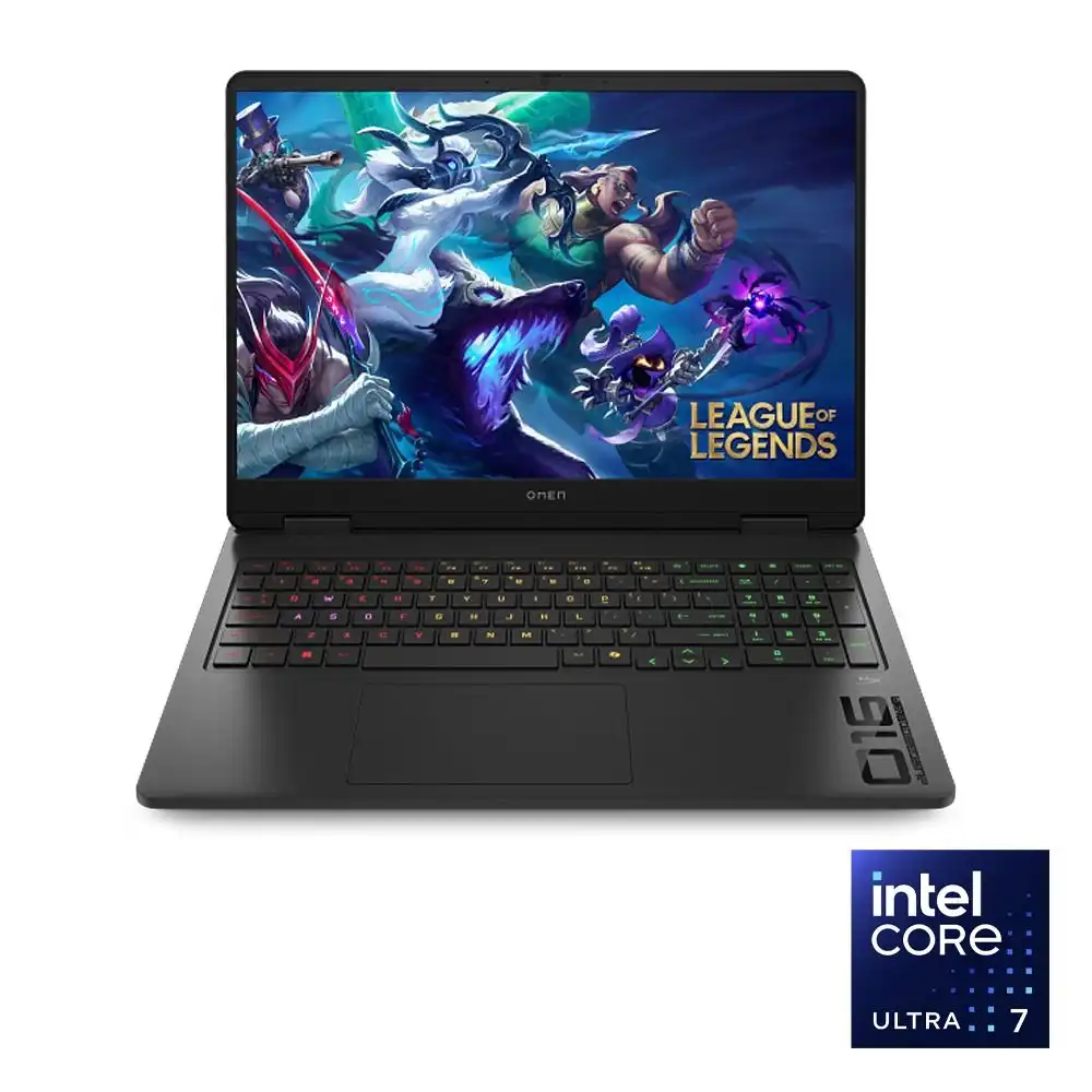 اتش بي Omen 16-am0054ne لاب توب - انتل® كور™ الترا  7-255H - رامات 24 جيجا بايت - هارد ديسك 512 جيجا بايت SSD - جرافيك NVIDIA® GeForce RTX™ 5050 8GB - شاشه 16" 2K 144Hz بوصه 144 هرتز - ويندوز 11 - اسود