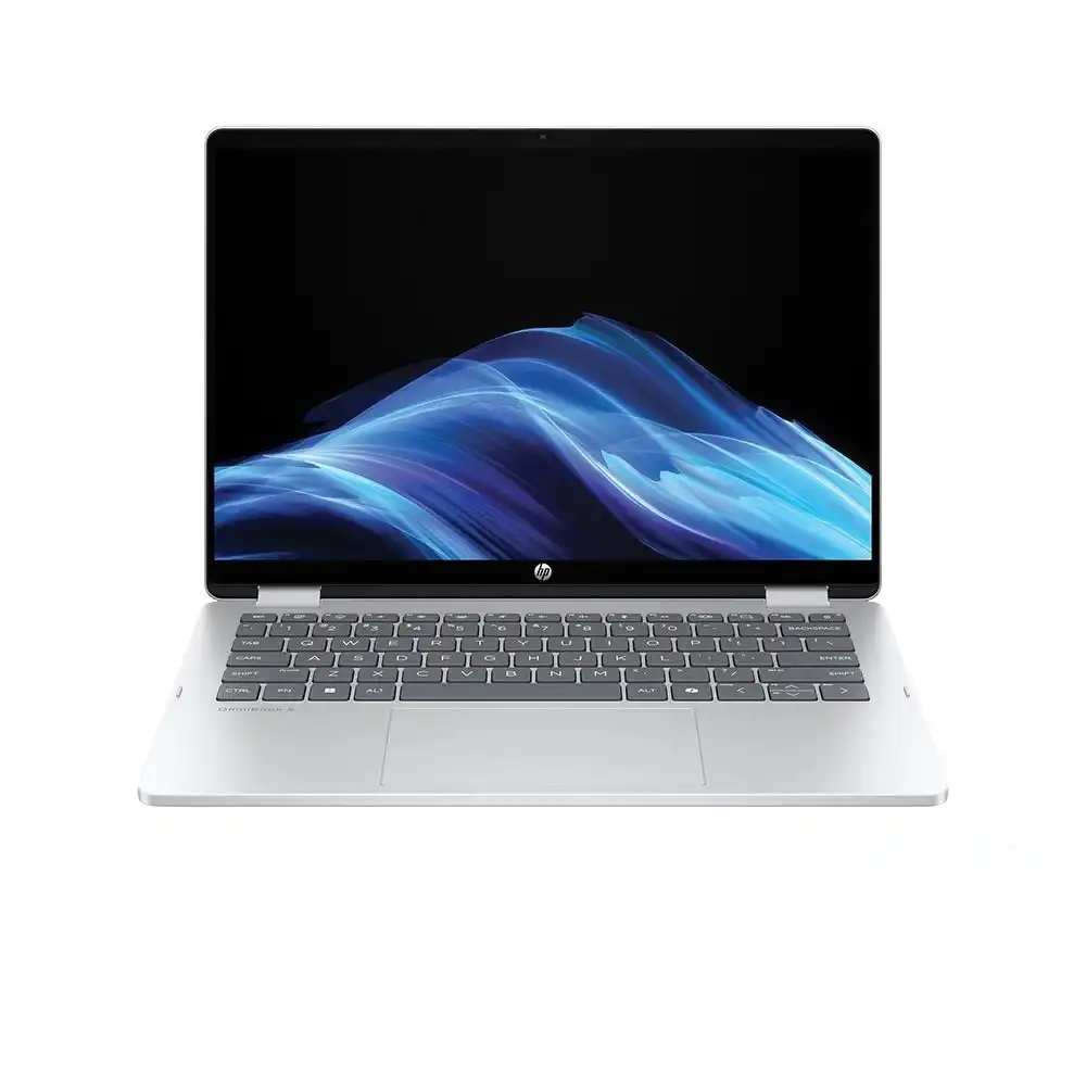 اتش بى OmniBook 3 14-ha0000ne لاب توب - معالج AMD Ryzen™ AI 5-330 - رامات 16 جيجا بايت - هارد ديسك 512 جيجا بايت SSD - جرافيك AMD Radeon™ 820M Graphics - شاشة 14.0" FHD - ويندوز11 - فضي