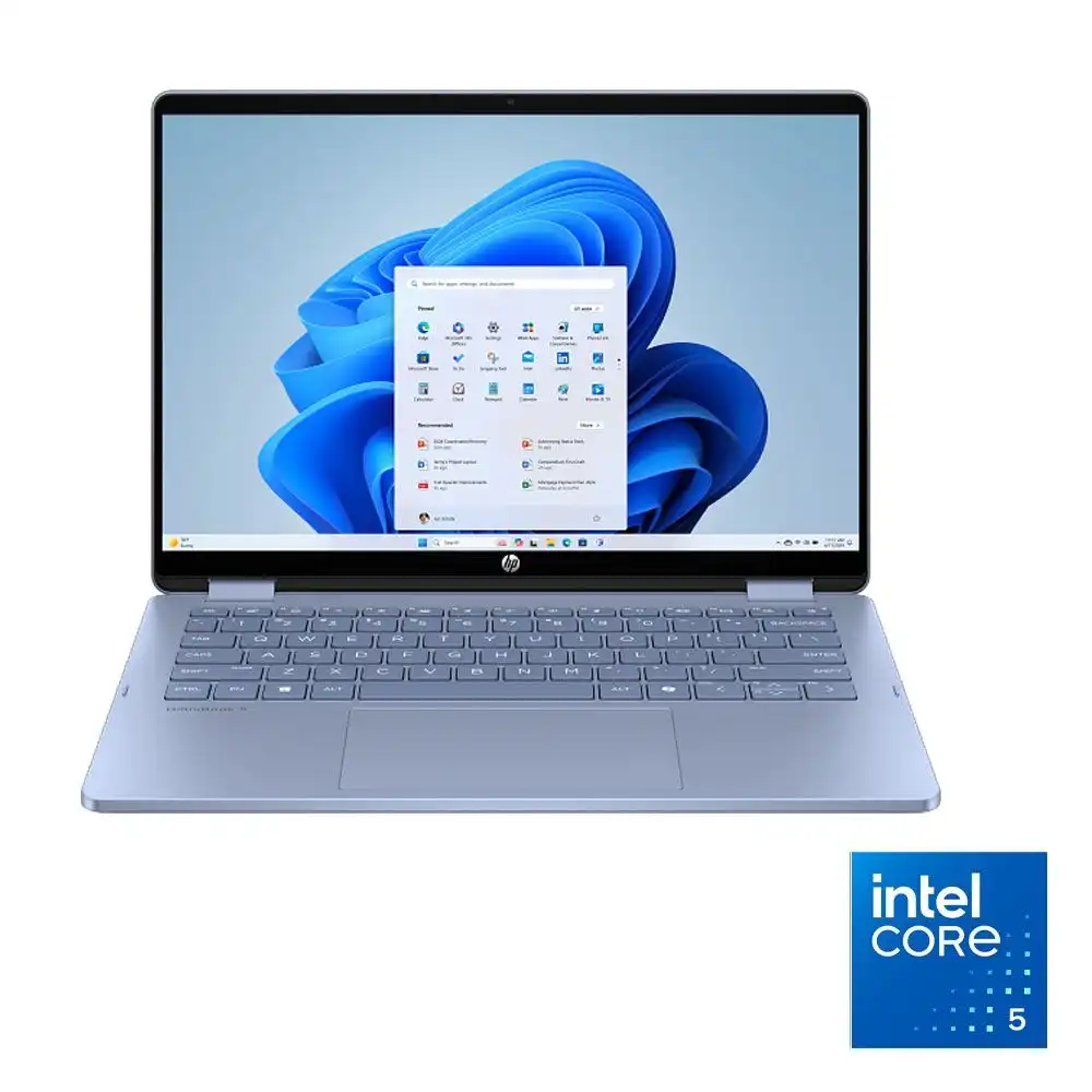 اتش بي OmniBook 5 Flip 14-fp0052ne لاب توب - انتل® كور™ 5-120U - رامات 16 جيجا بايت - هارد ديسك 512 جيجا بايت SSD - جرافيك Intel® Graphics - شاشه 14" OLED Touch2K - ويندوز 11 - ازرق