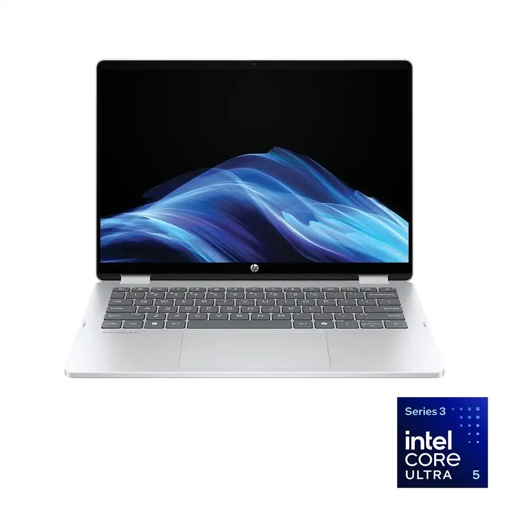 اتش بى OmniBook 5 Flip 14-km0007ne لاب توب - انتل® كور™ الترا 5-322 - رامات 16 جيجا بايت - هارد ديسك 512 جيجا بايت SSD - جرافيك Intel® Graphics - شاشة 14" تاتش 2K - ويندوز11 - فضي