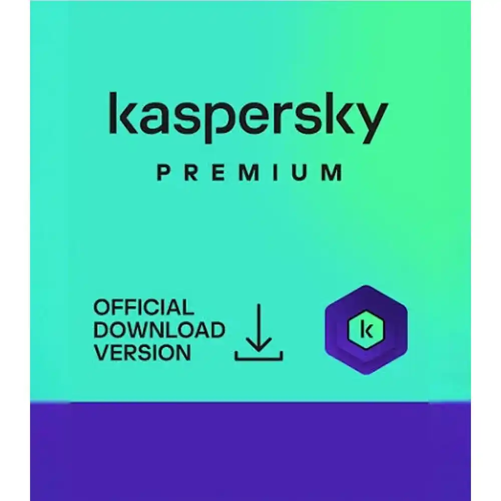 كاسبرسكي بريميم مجموعة تطبيقات الامن عبر الانترنت 10 أجهزه  لسنه واحده 5 مستخدم Base Download Pack - موديل KL1047IDKFS