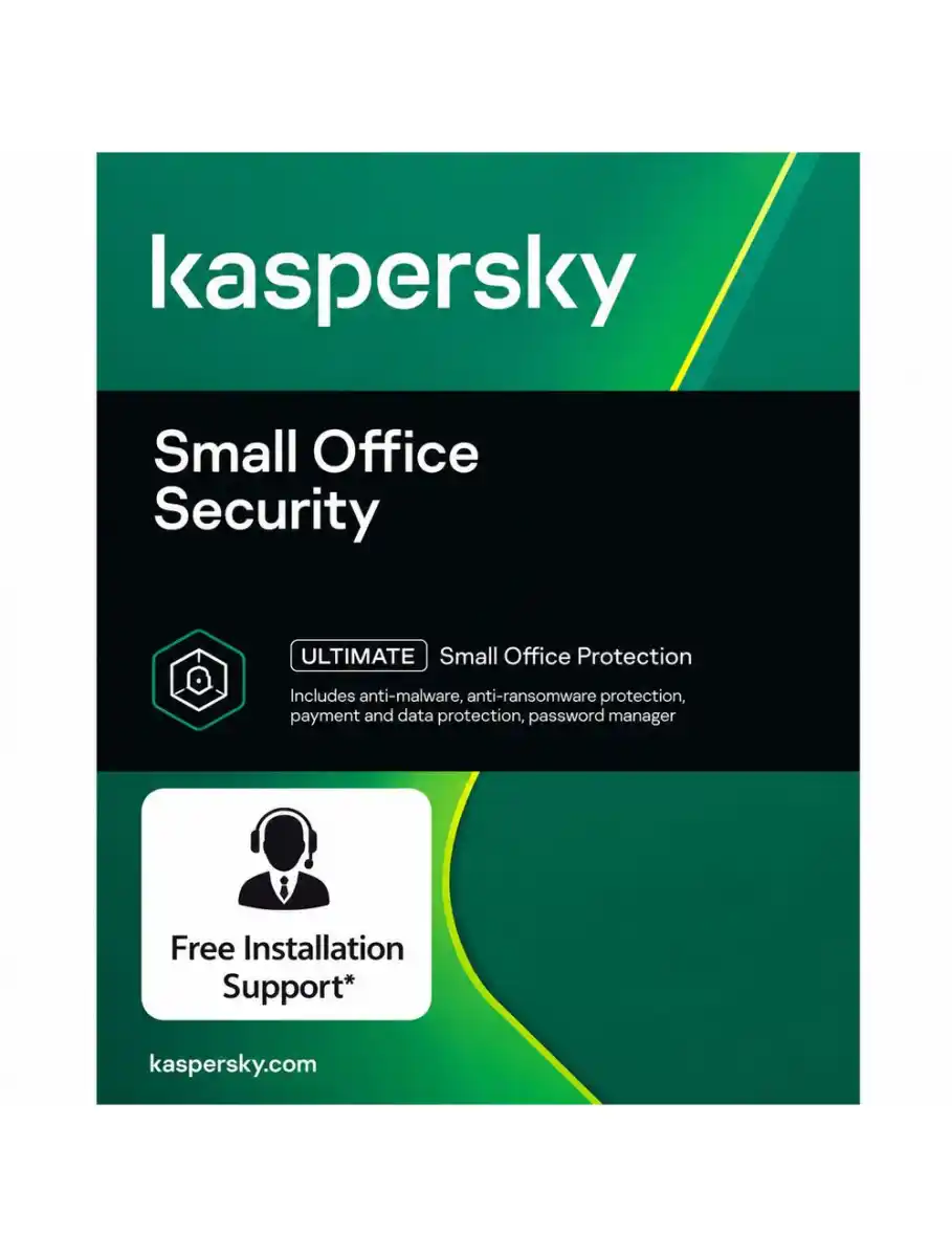 كاسبرسكي Small اوفيس سيكيورتي 8 أجهزه موبايل 8 أجهزه مكتبيه 1 خادم ملفات لسنه واحده 8 مستخدم Base Download Pack - موديل KL4541IDHFS