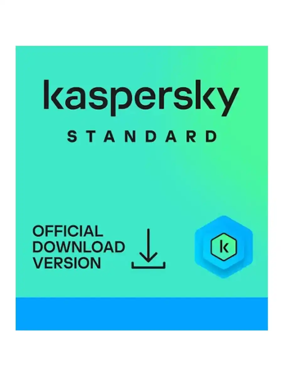 كاسبرسكي Standard مجموعة تطبيقات الامن عبر الانترنت 10 أجهزه لسنه واحده Base Download Pack - موديل KL1041IDKFS