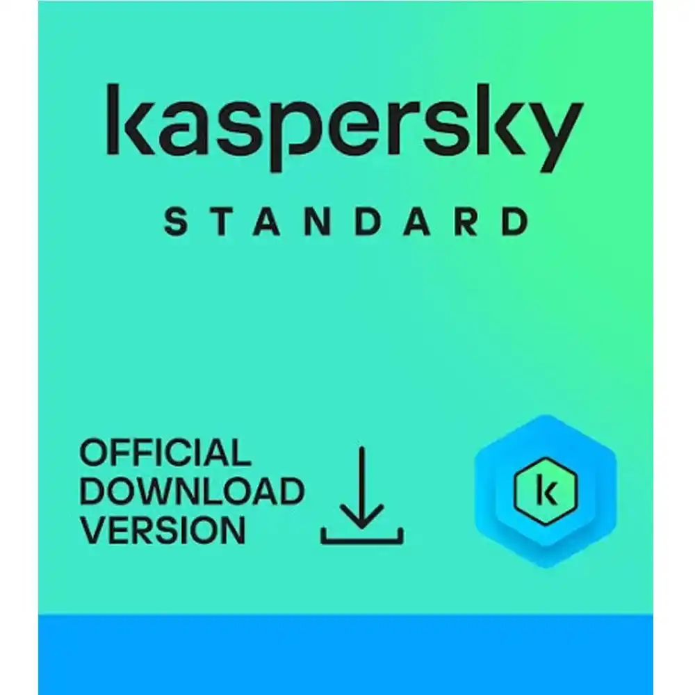 كاسبرسكاي Standard مجموعة تطبيقات الامن عبر الانترنت جهاز واحد لسنتين Base Download Pack - موديل KL1041IDADS
