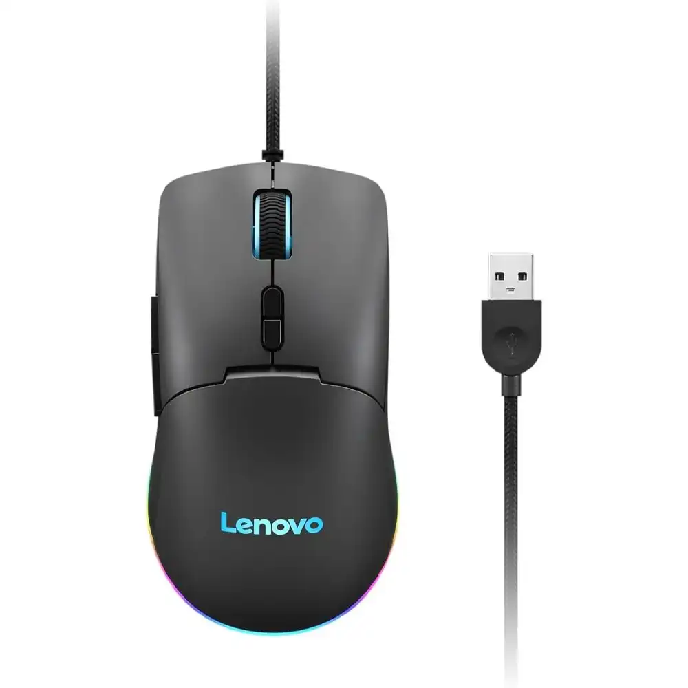 لينوفو ليجون M210 ماوس سلكى للألعاب RGB موديل GY51M74265 - أسود
