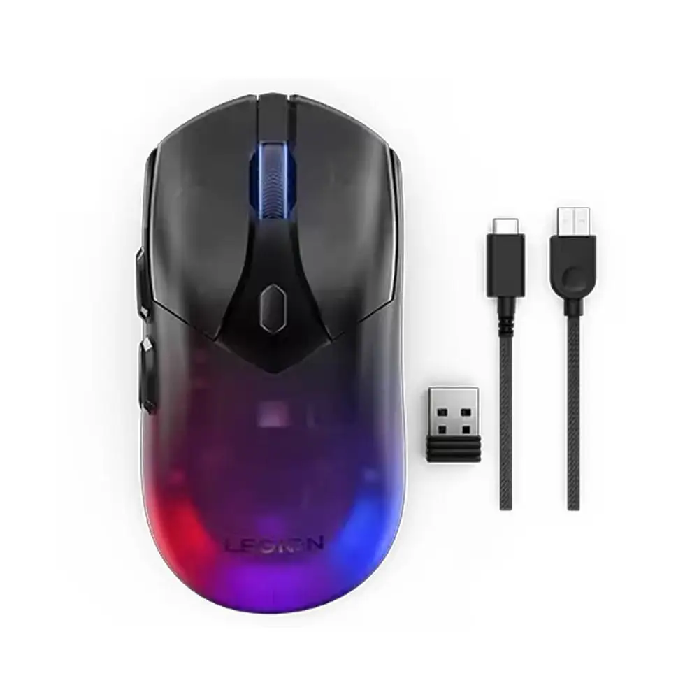 لينوفو ليجون M410 ماوس لاسلكى للألعاب RGB موديل GY51P83012 - أسود
