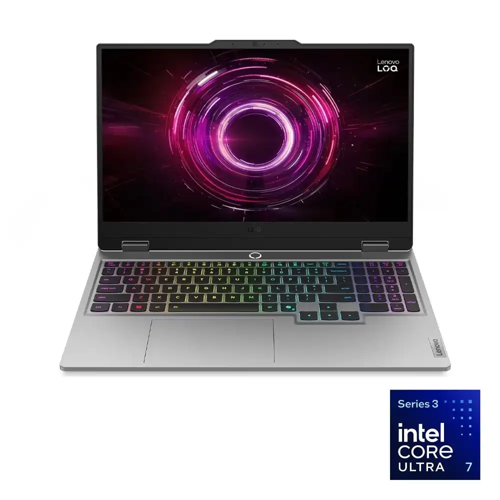 لينوفو LOQ 15IPH11 لاب توب - انتل® كور™ الترا 7-356H - رامات 16 جيجا بايت - هارد ديسك 512 جيجا بايت SSD - جرافيك NVIDIA® GeForce RTX™ 5060 8GB - شاشة 15.3" WUXGA بوصه 165 هرتز - ويندوز 11 - رمادي