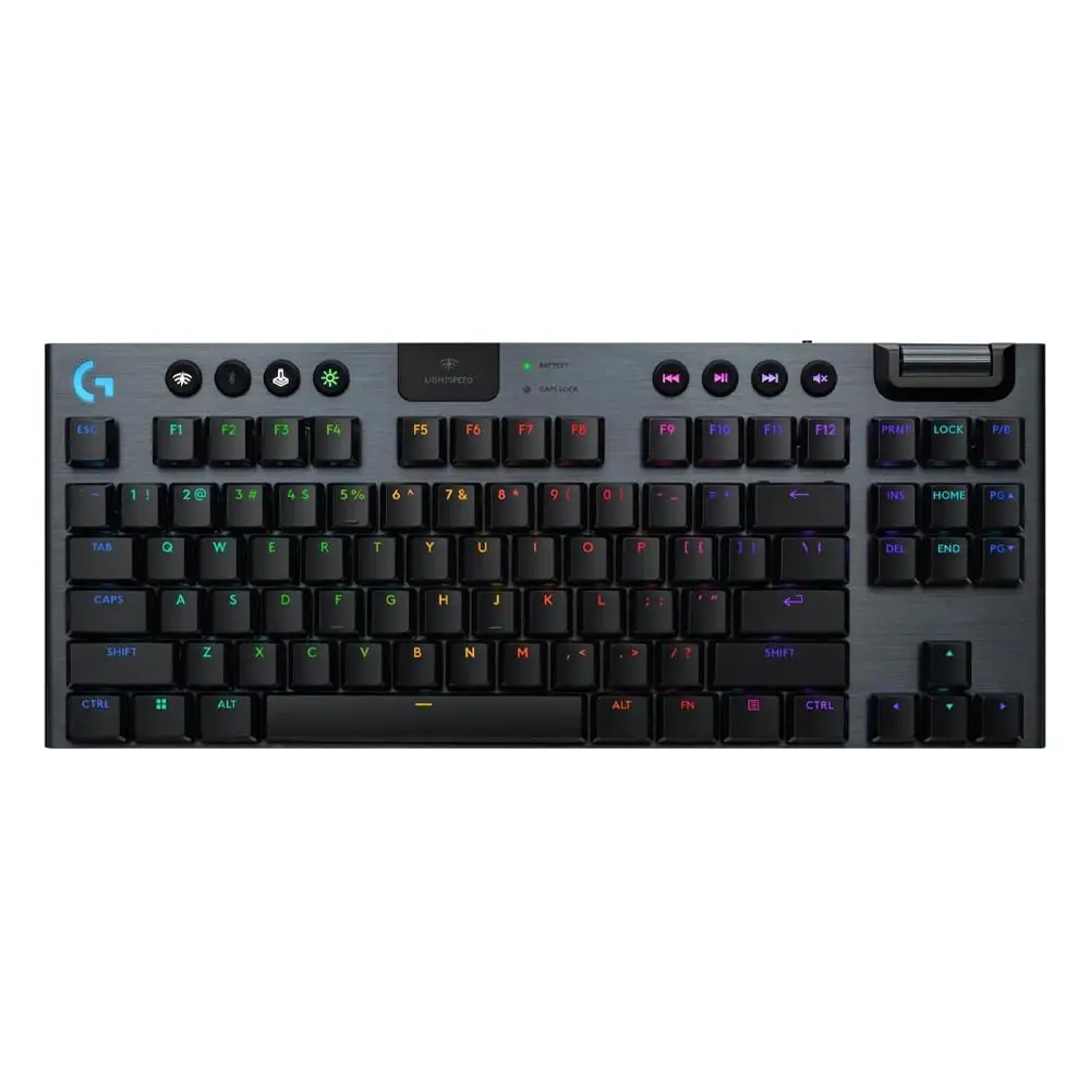 لوجتيك لايت سبيد X G915 لوحة مفاتيح بدون أرقام لاسلكية للألعاب موديل  920-012721 - أسود