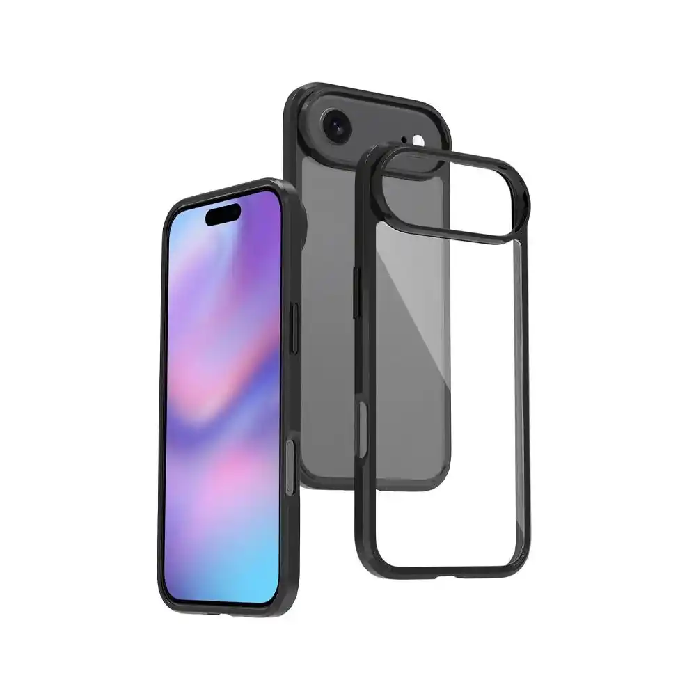 ماجيك ماسك Q- Series جراب ظهر لهانف أيفون 17 Air - أطار أسود