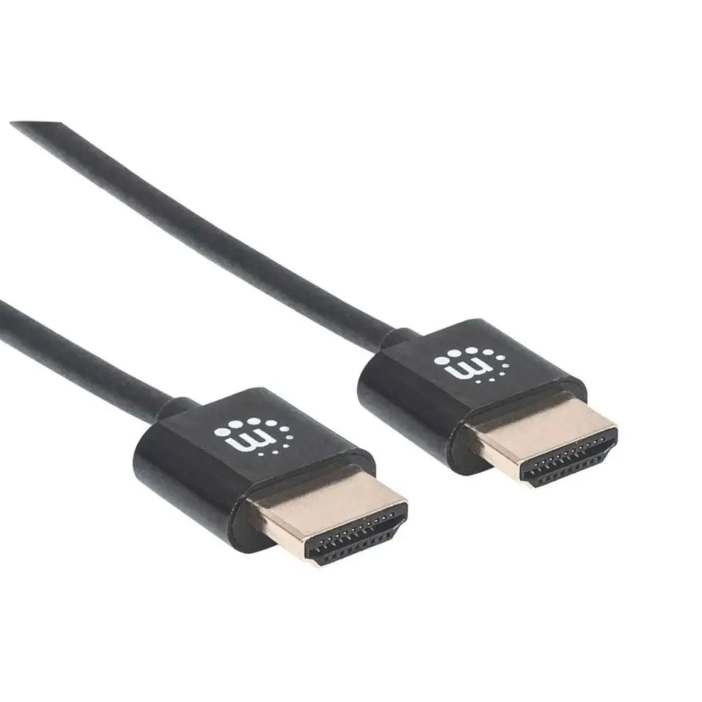 مانهاتن كابل من HDMI Male الي HDMI Male طوله 1.8 متر - 394369 - أسود